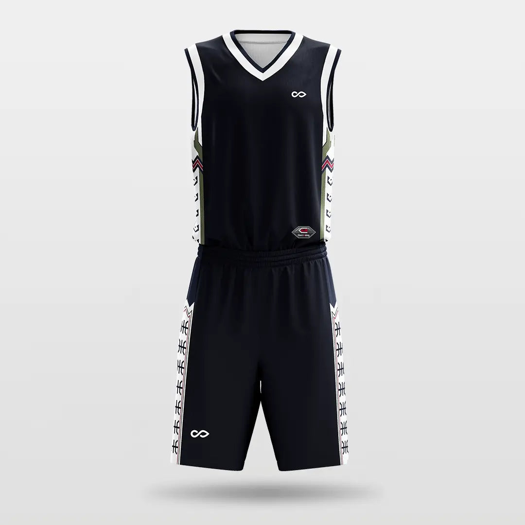 Cikers Sports Dark Night - Customized Sublimated Basketball Set