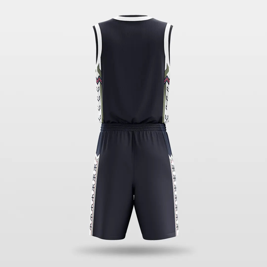 Cikers Sports Dark Night - Customized Sublimated Basketball Set