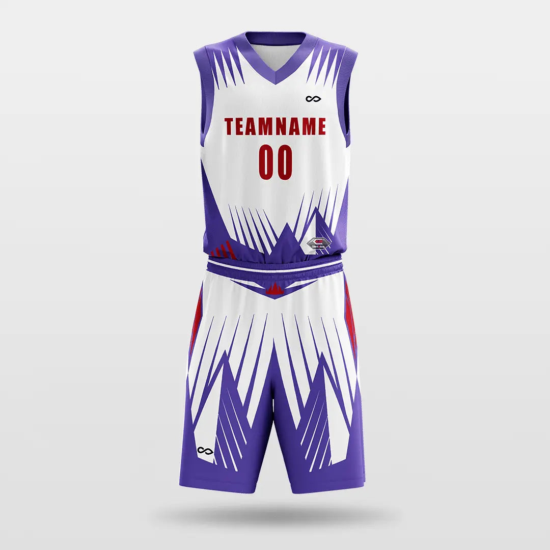 Cikers Sports Deep Purple / S Thorns - Customized Sublimated Basketball Set