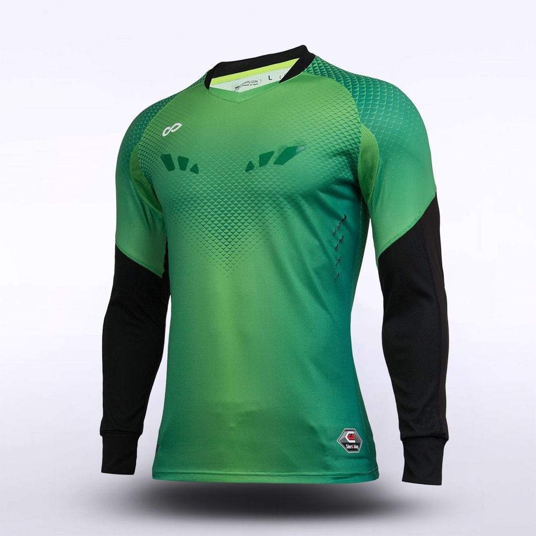 Cikers Sports Flying Fish - Customized Adult Goalkeeper Long Sleeve Soccer Jersey