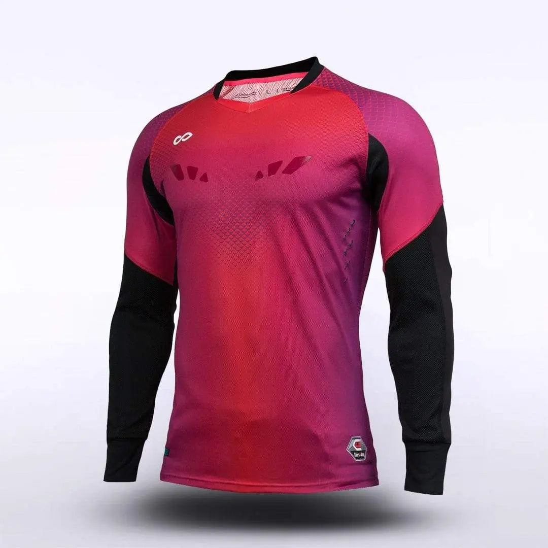 Cikers Sports Flying Fish - Customized Adult Goalkeeper Long Sleeve Soccer Jersey