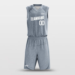Cikers Sports Gray / S Deep Sea - Customized Sublimated Basketball Uniform Set