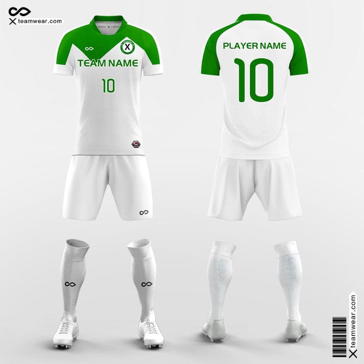 Cikers Sports Green and White / S Fresh Style - Men Custom Soccer Uniforms Design