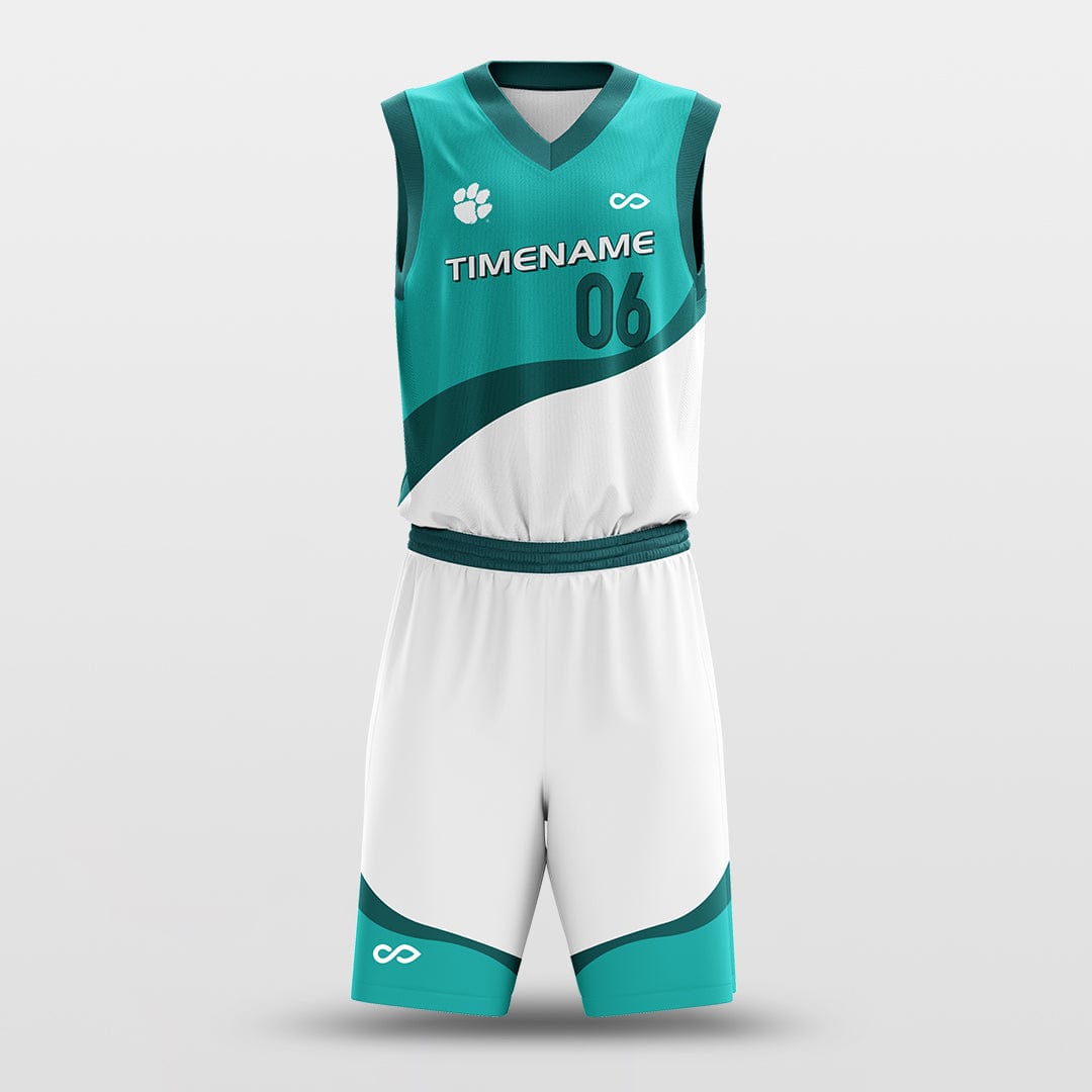 Cikers Sports Green / S Lotus - Customized Sublimated Basketball Set
