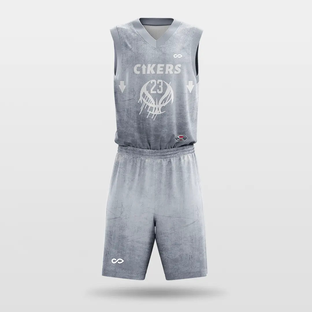Cikers Sports Grey / S Underdog - Customized Sublimated Basketball Set