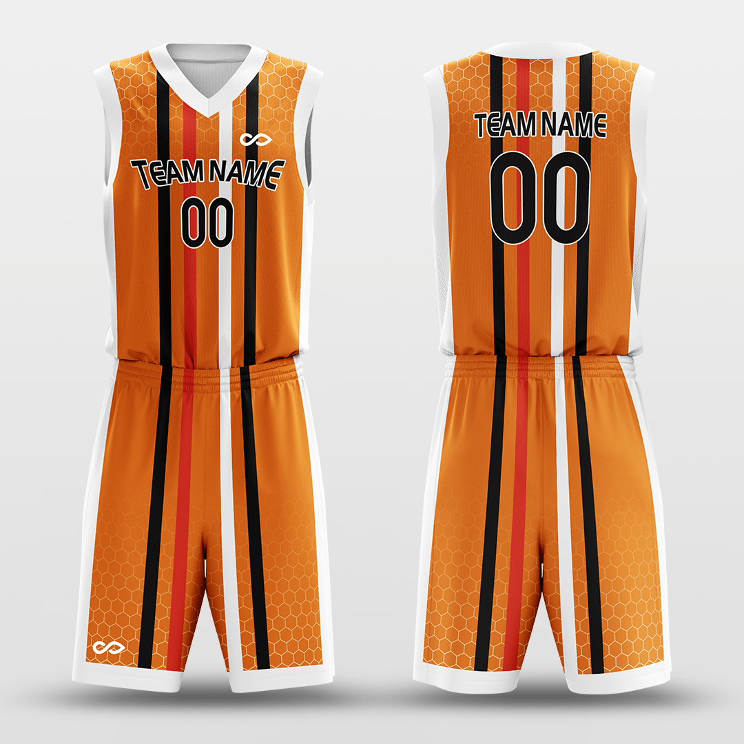 Cikers Sports Honeycomb - Customized Sublimated Basketball Set