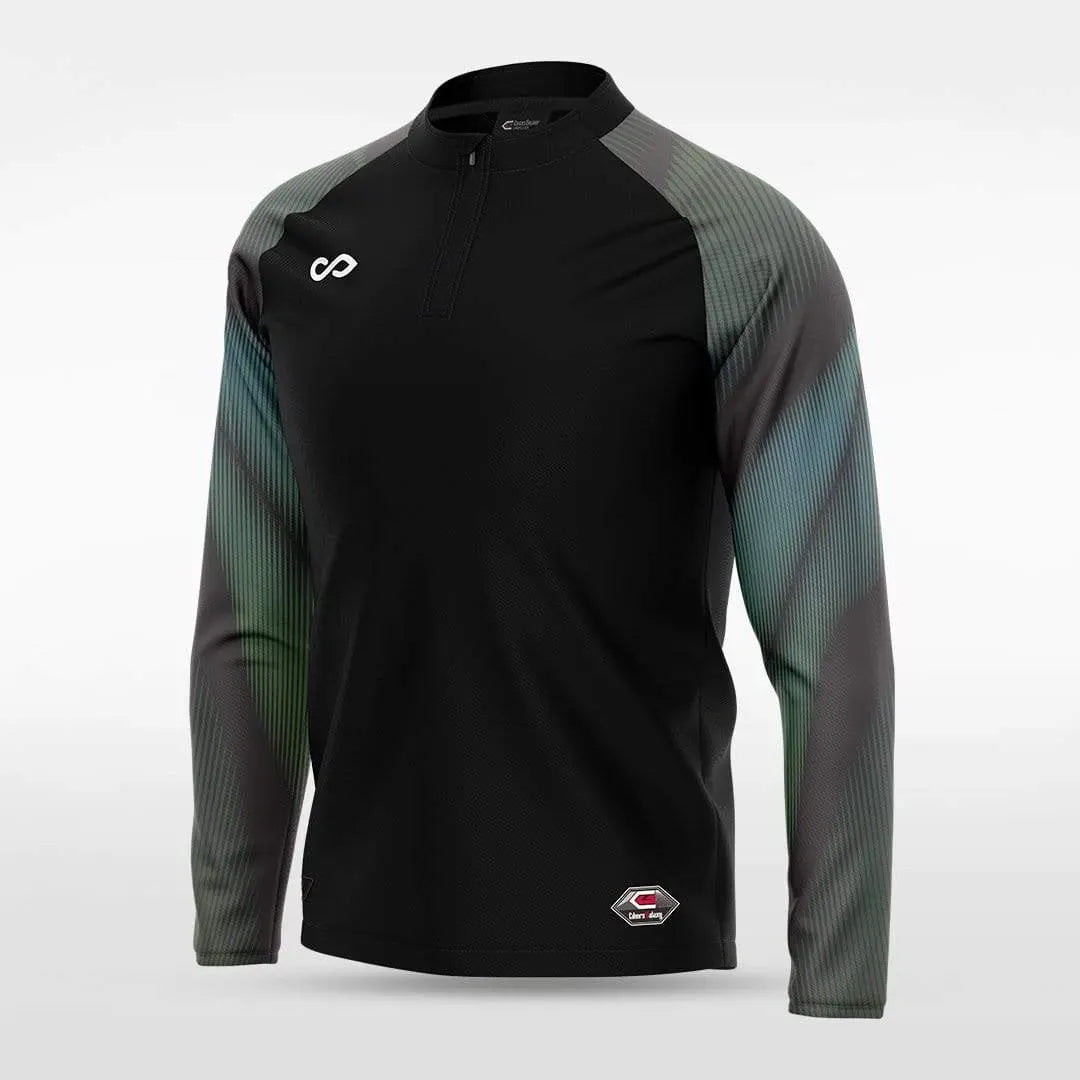 Cikers Sports Jackets Black / S Embrace Aurora - Customized Men's 1/4 Zip Jacket