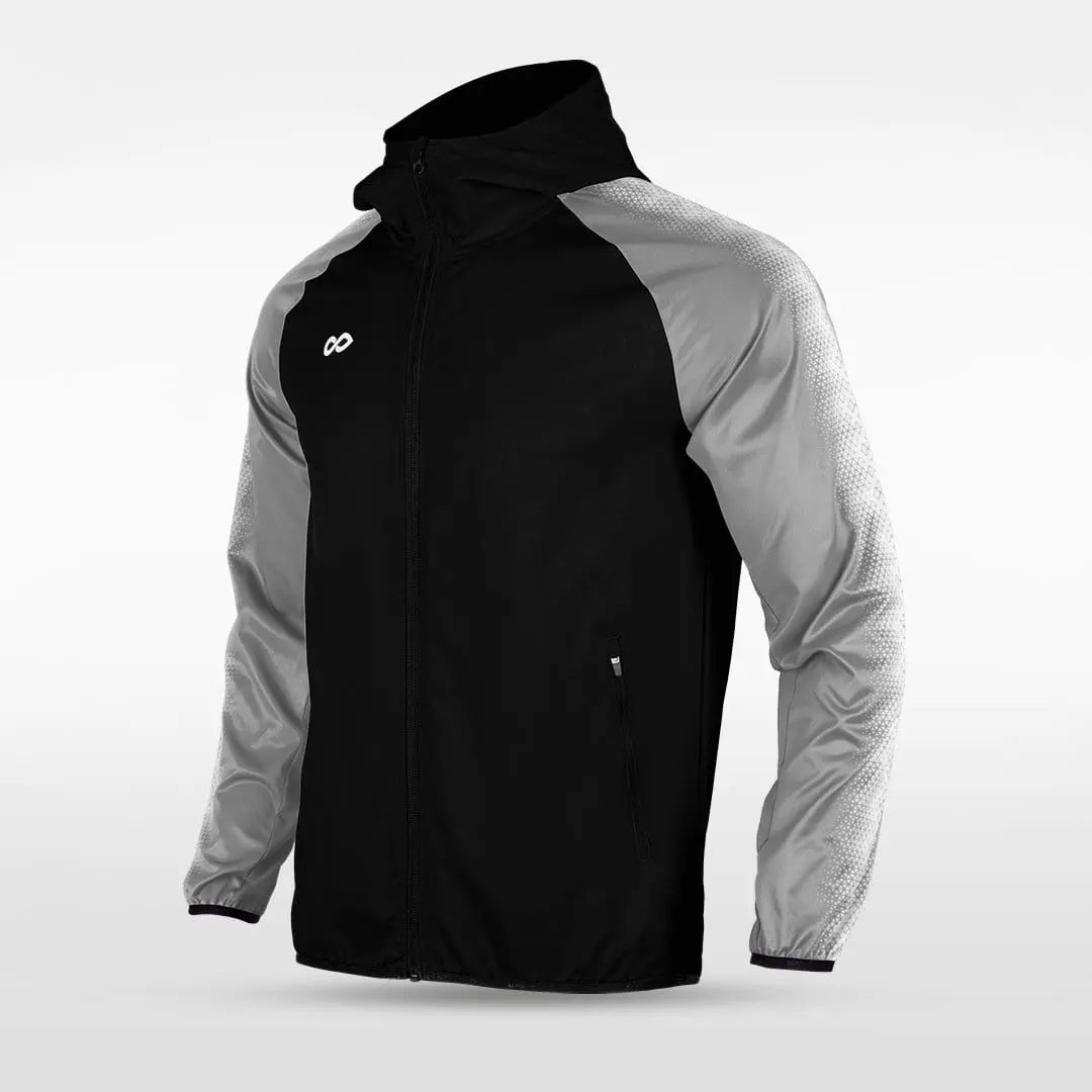 Cikers Sports Jackets Black / S Embrace Radiance - Customized Men's Sublimated Full-Zip Waterproof