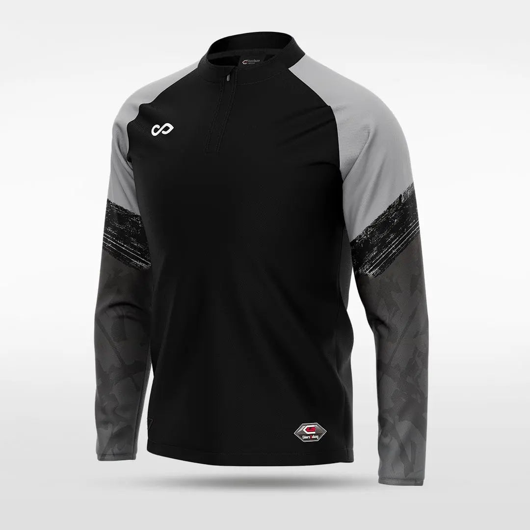 Cikers Sports Jackets Black / S Embrace Splash - Customized Men's 1/4 Zip Jacket