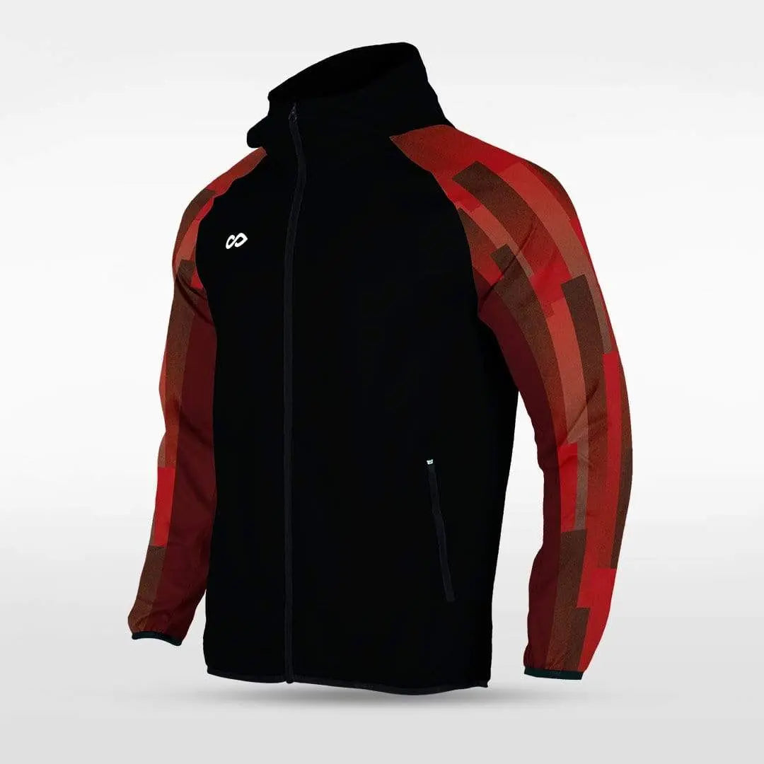 Cikers Sports Jackets Black / S Embrace Urban Forest - Customized Men's Sublimated Full-Zip Waterproof