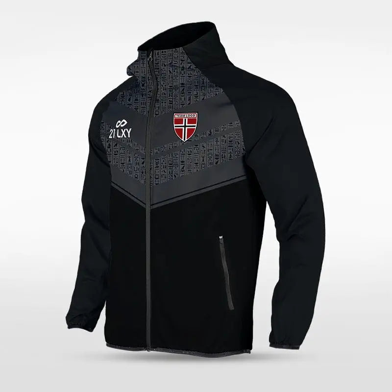 Cikers Sports Jackets Black / S Historic Egypt - Customized Men's Sublimated Full-Zip Waterproof