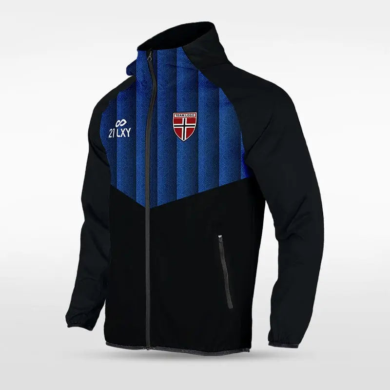 Cikers Sports Jackets Black / S Historic India - Customized Men's Sublimated Full-Zip Waterproof