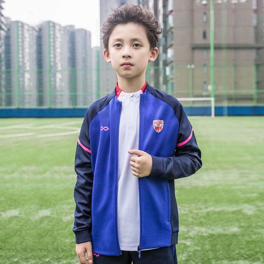 Cikers Sports Jackets Blue / 120 Pure - Customized Kids Zipper-Up Jacket