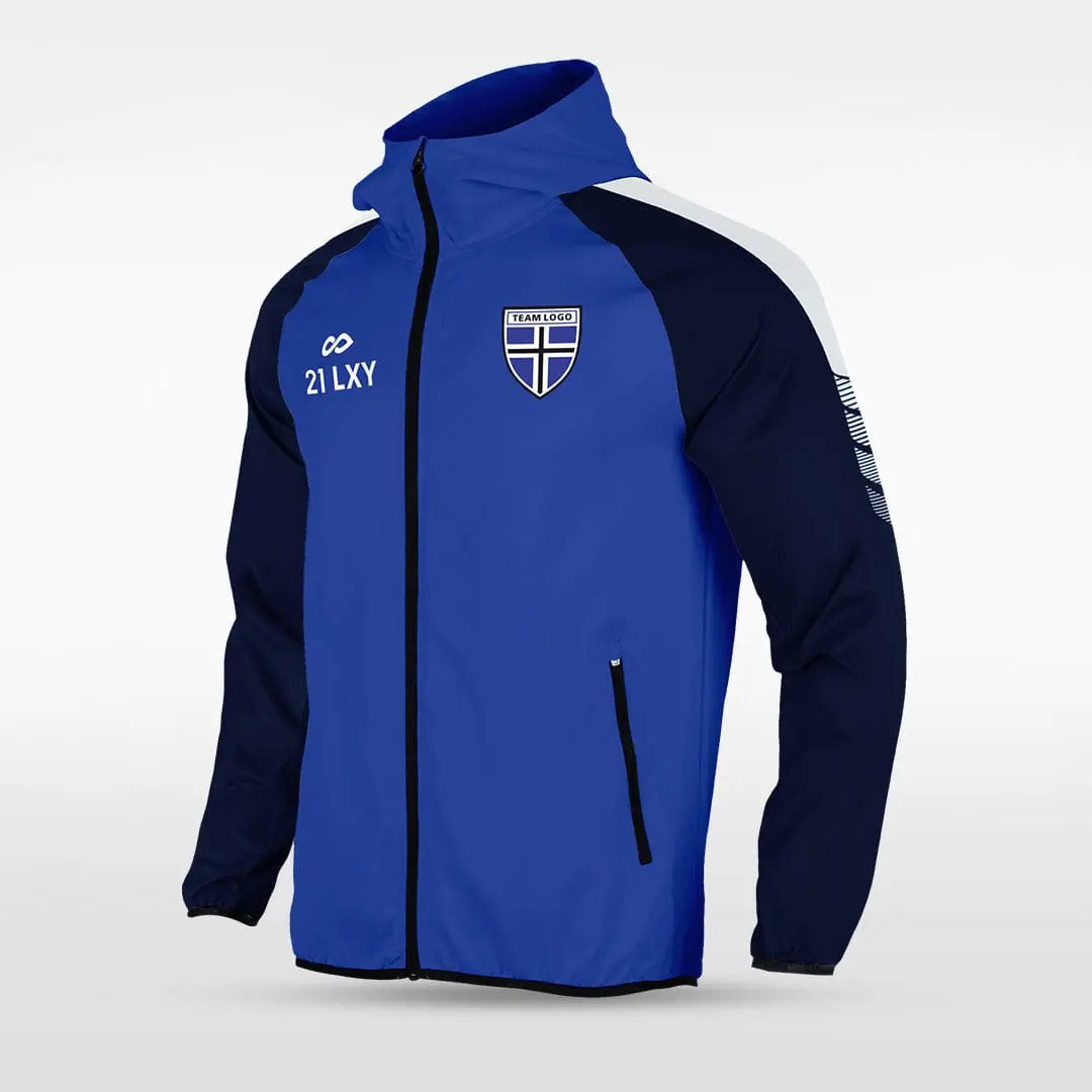 Cikers Sports Jackets Blue / S Embrace Wind Stopper - Customized Men's Sublimated Full-Zip Waterproof