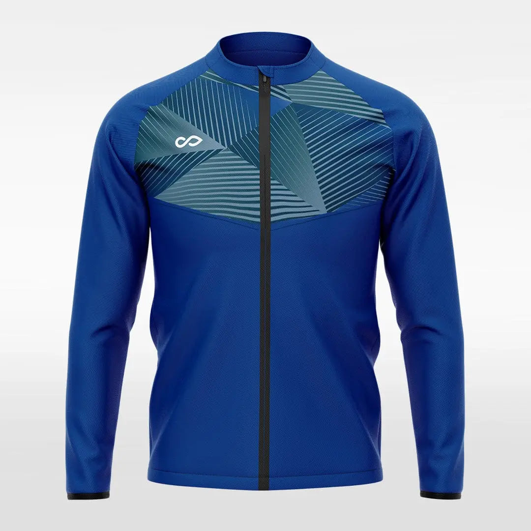 Cikers Sports Jackets Blue / S Poseidon - Customized Men's Sublimated Full-Zip Jacket