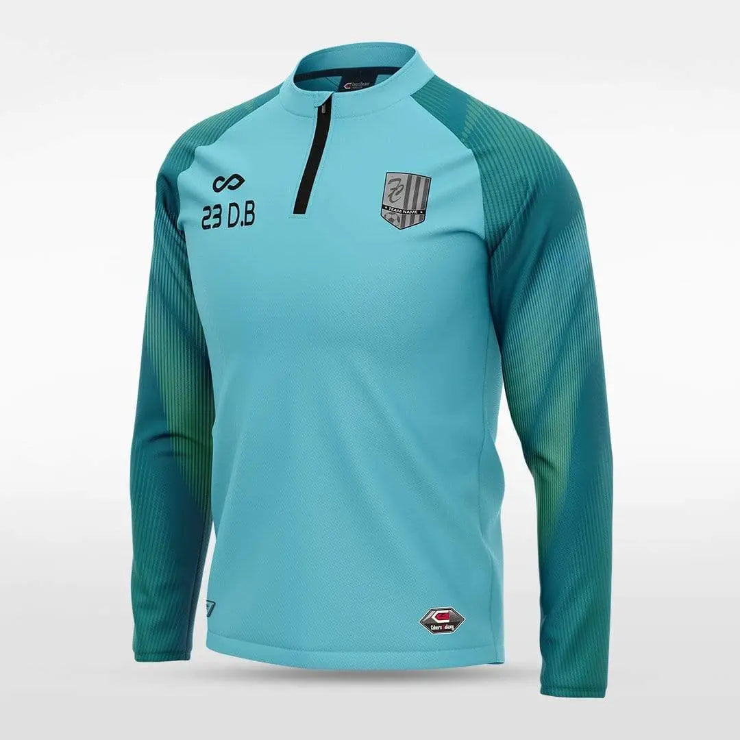 Cikers Sports Jackets Embrace Aurora - Customized Men's 1/4 Zip Jacket