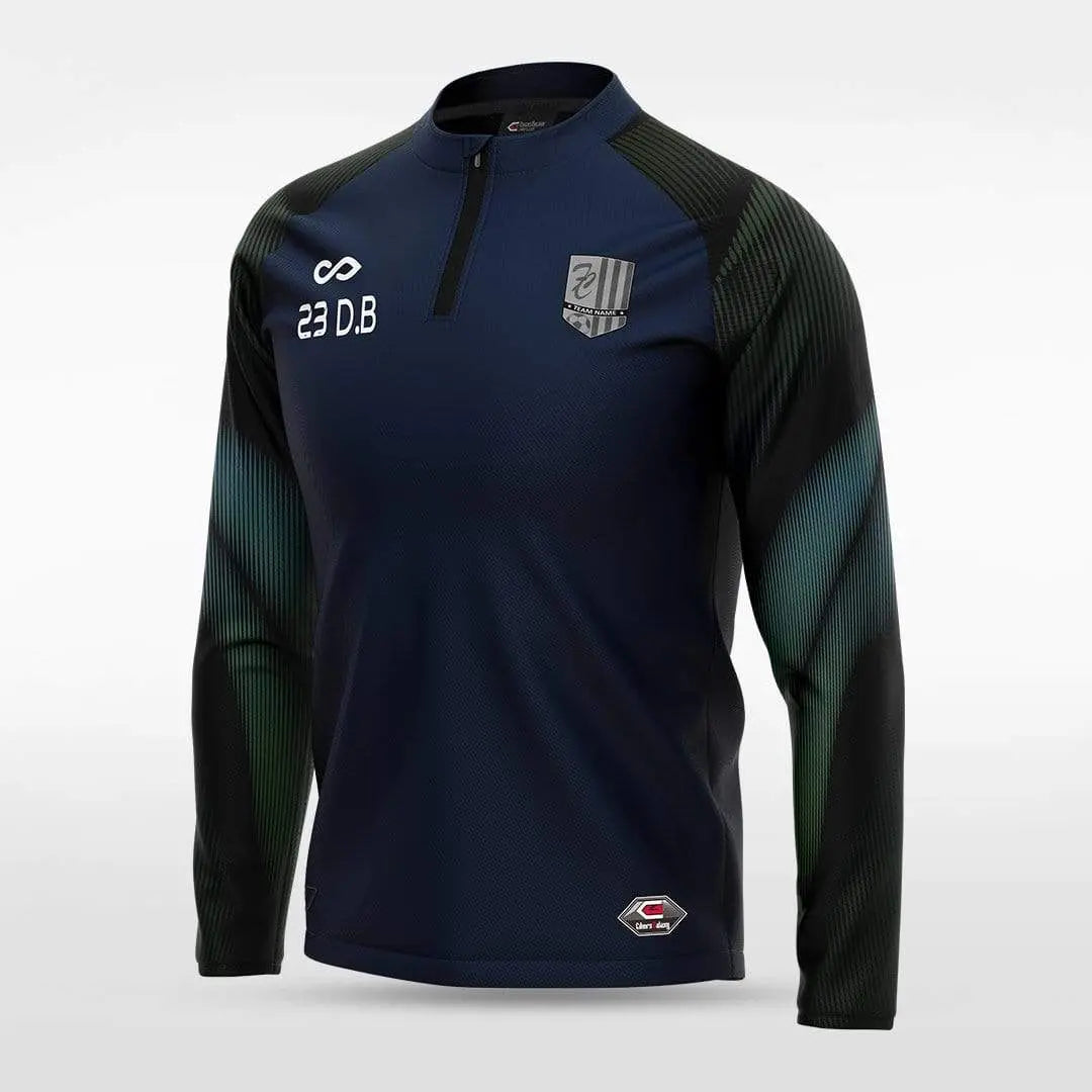 Cikers Sports Jackets Embrace Aurora - Customized Men's 1/4 Zip Jacket