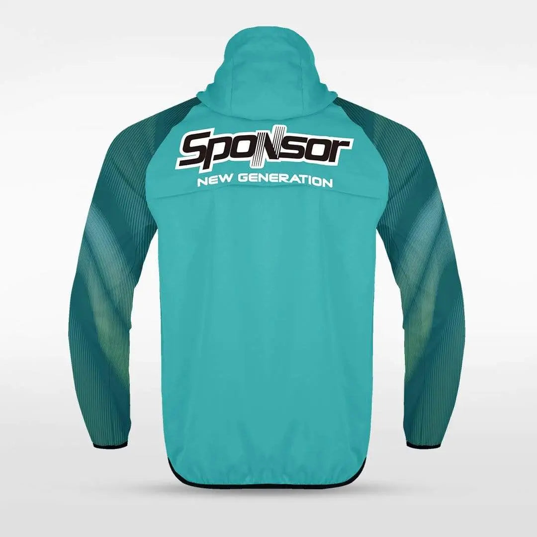 Cikers Sports Jackets Embrace Aurora - Customized Men's Sublimated Full-Zip Waterproof