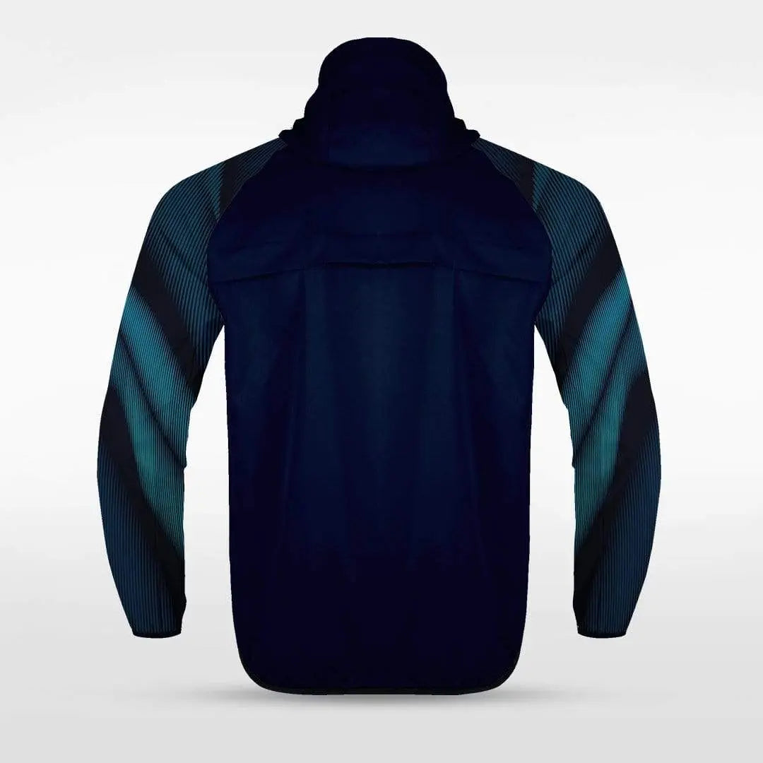 Cikers Sports Jackets Embrace Aurora - Customized Men's Sublimated Full-Zip Waterproof
