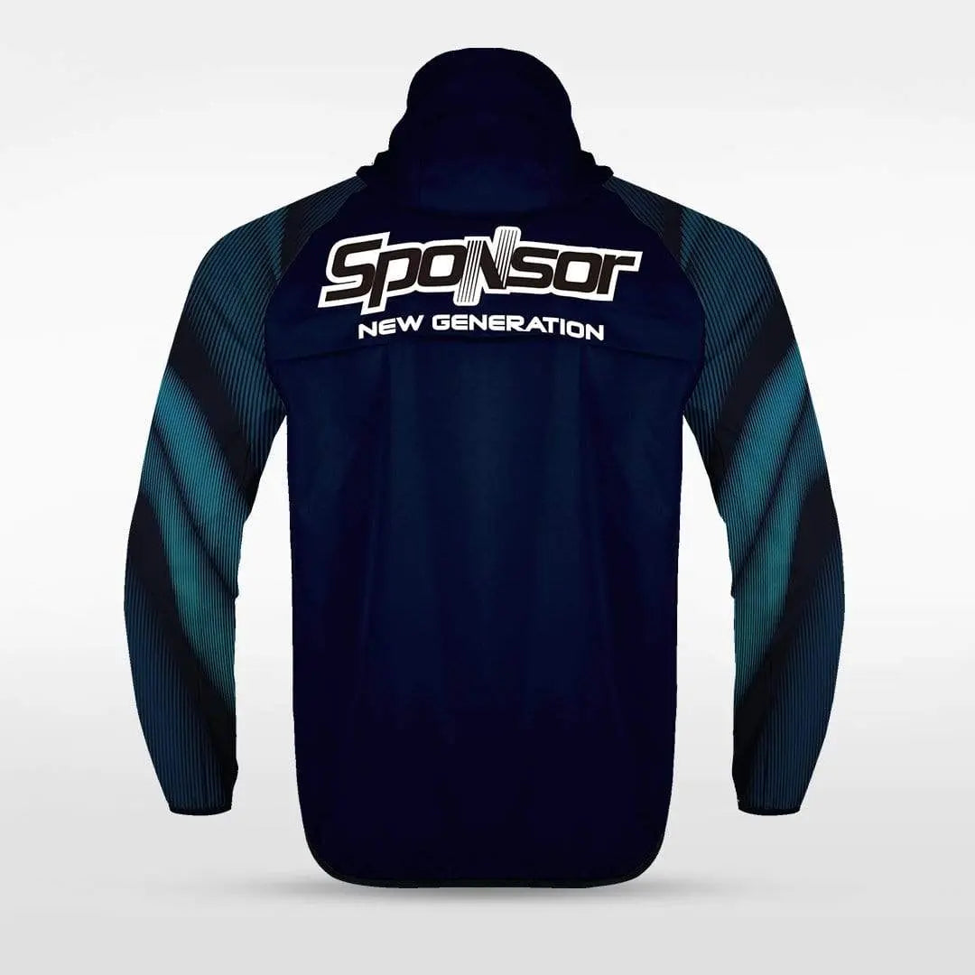 Cikers Sports Jackets Embrace Aurora - Customized Men's Sublimated Full-Zip Waterproof