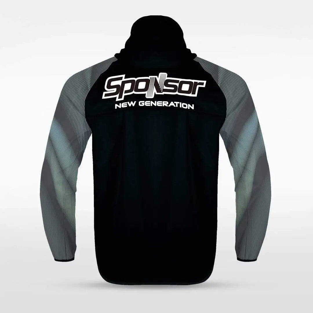 Cikers Sports Jackets Embrace Aurora - Customized Men's Sublimated Full-Zip Waterproof