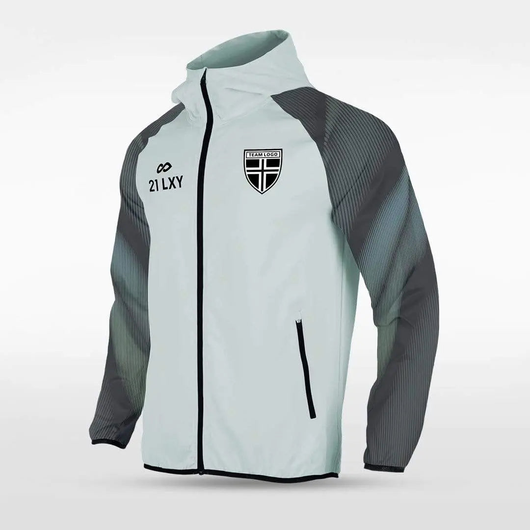 Cikers Sports Jackets Embrace Aurora - Customized Men's Sublimated Full-Zip Waterproof