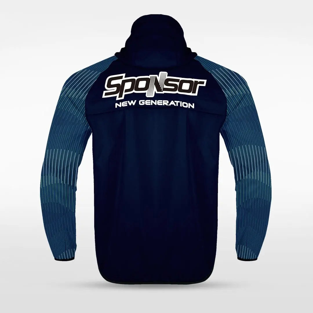 Cikers Sports Jackets Embrace Orbit - Customized Men's Sublimated Full-Zip Waterproof