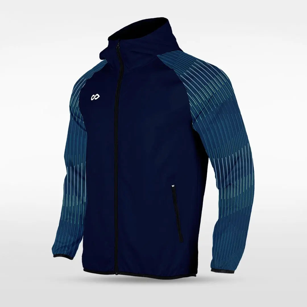 Cikers Sports Jackets Embrace Orbit - Customized Men's Sublimated Full-Zip Waterproof