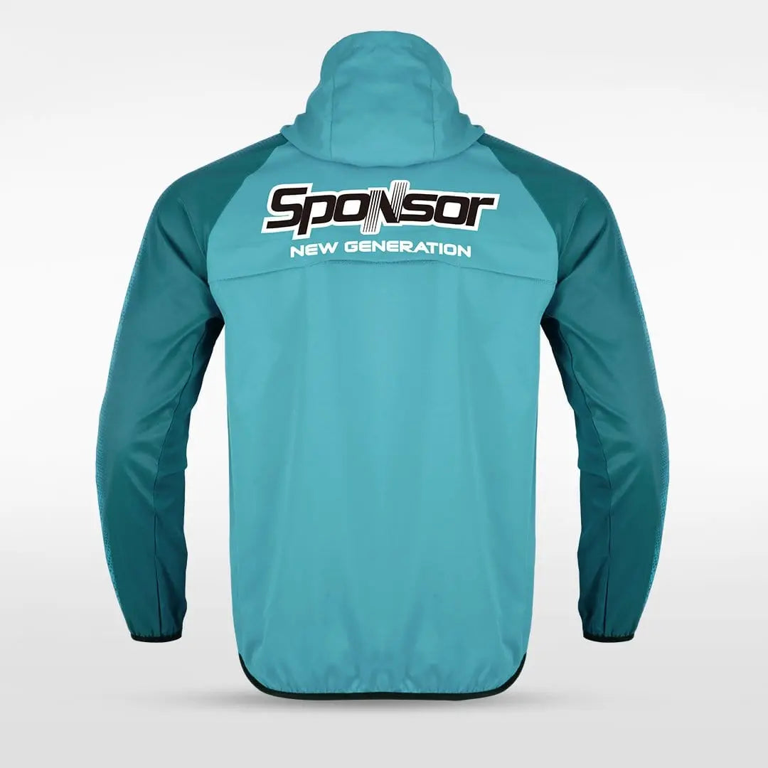 Cikers Sports Jackets Embrace Radiance - Customized Men's Sublimated Full-Zip Waterproof