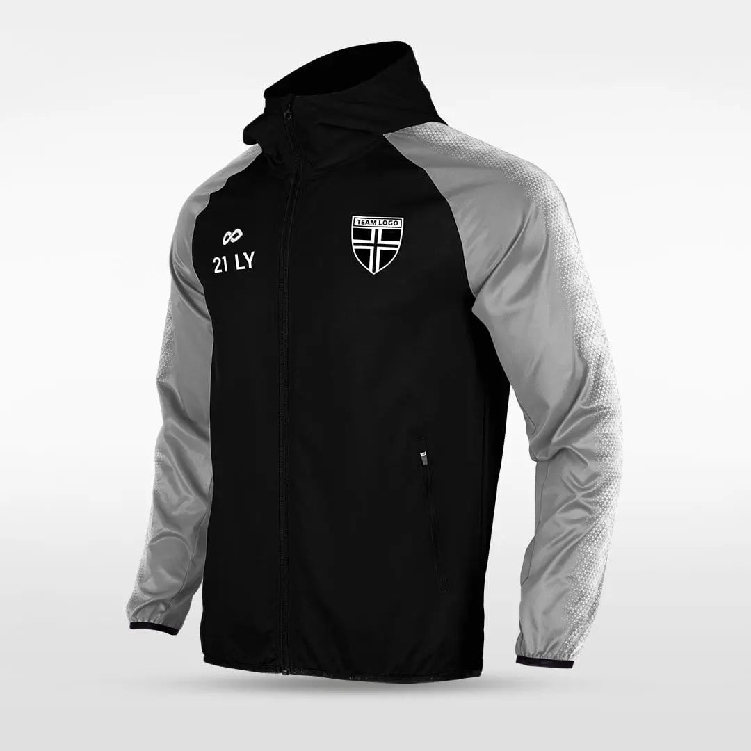 Cikers Sports Jackets Embrace Radiance - Customized Men's Sublimated Full-Zip Waterproof