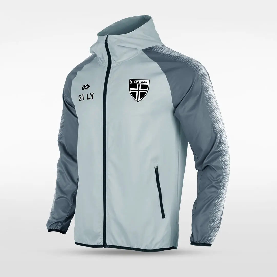Cikers Sports Jackets Embrace Radiance - Customized Men's Sublimated Full-Zip Waterproof