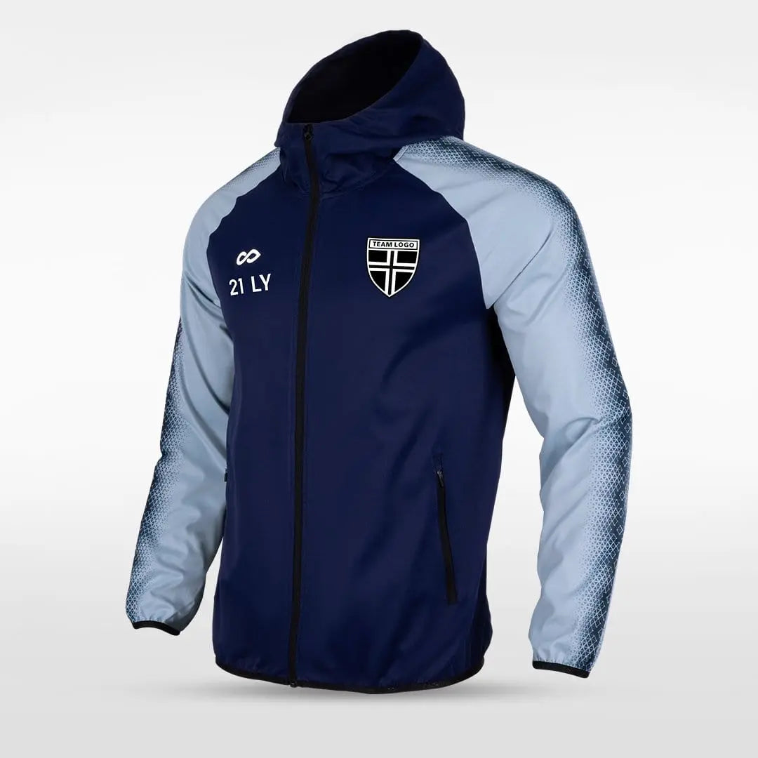 Cikers Sports Jackets Embrace Radiance - Customized Men's Sublimated Full-Zip Waterproof