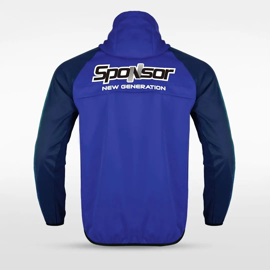 Cikers Sports Jackets Embrace Radiance - Customized Men's Sublimated Full-Zip Waterproof