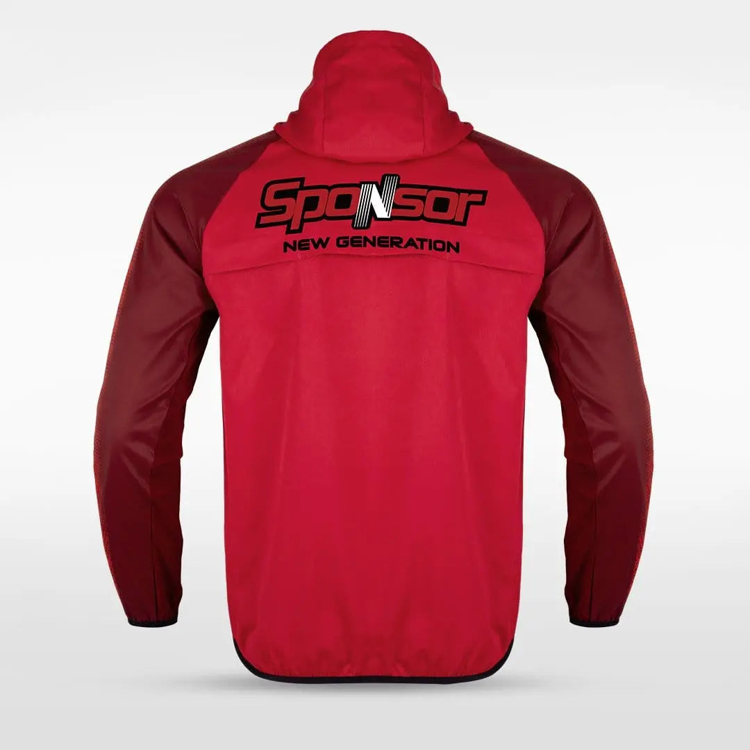 Cikers Sports Jackets Embrace Radiance - Customized Men's Sublimated Full-Zip Waterproof