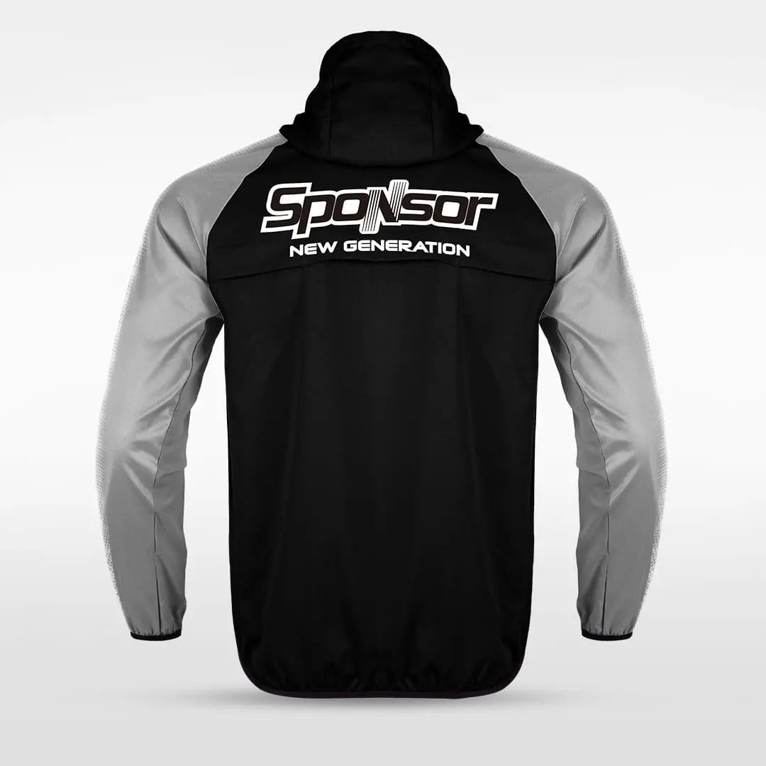 Cikers Sports Jackets Embrace Radiance - Customized Men's Sublimated Full-Zip Waterproof