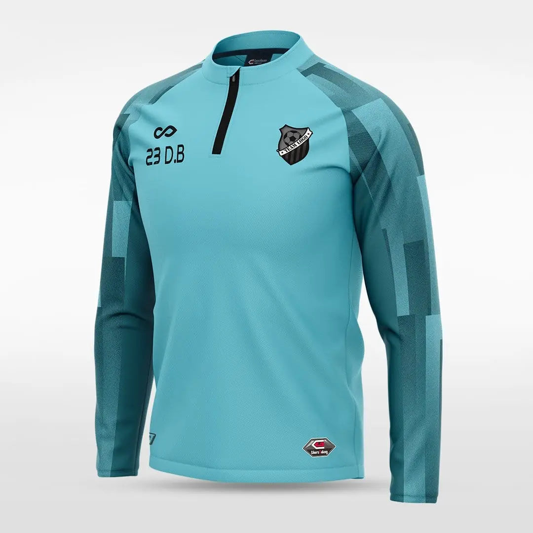 Cikers Sports Jackets Embrace Urban Forest - Customized Men's 1/4 Zip Jacket