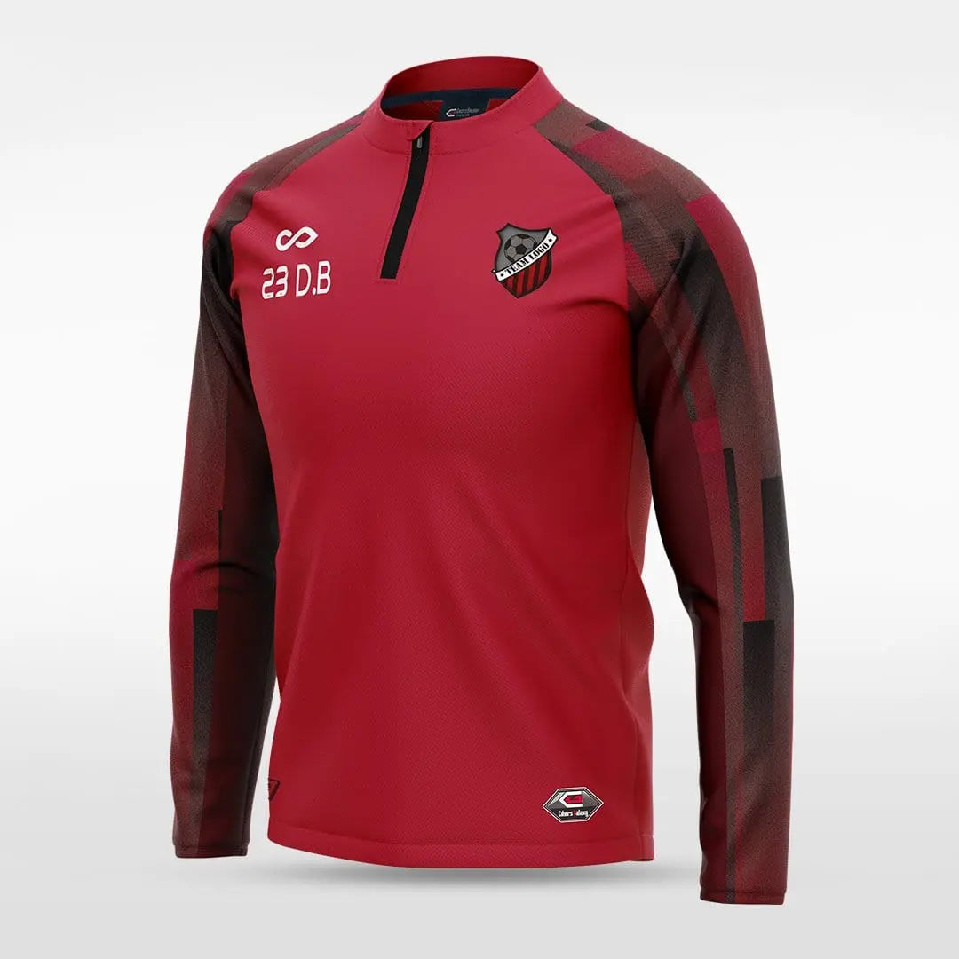 Cikers Sports Jackets Embrace Urban Forest - Customized Men's 1/4 Zip Jacket