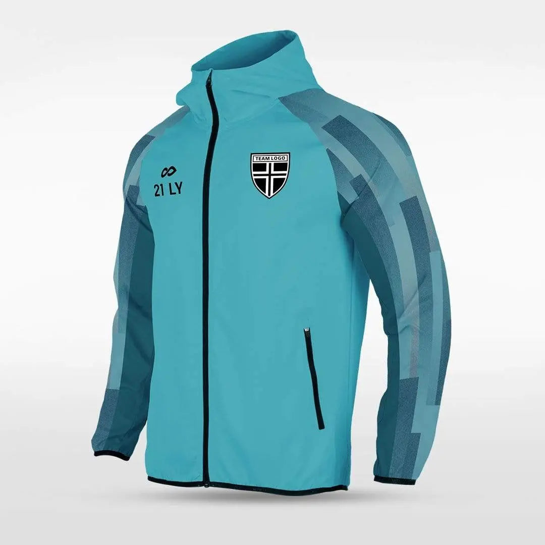 Cikers Sports Jackets Embrace Urban Forest - Customized Men's Sublimated Full-Zip Waterproof