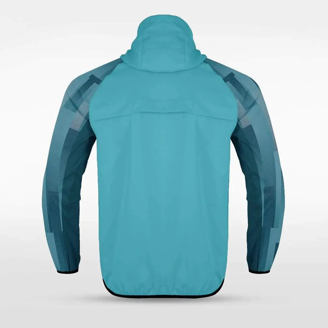 Cikers Sports Jackets Embrace Urban Forest - Customized Men's Sublimated Full-Zip Waterproof