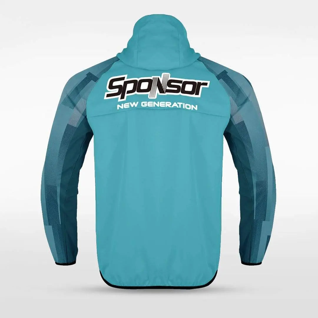 Cikers Sports Jackets Embrace Urban Forest - Customized Men's Sublimated Full-Zip Waterproof
