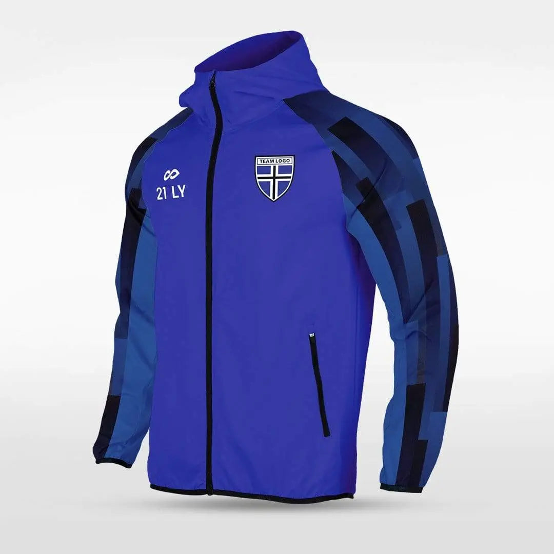 Cikers Sports Jackets Embrace Urban Forest - Customized Men's Sublimated Full-Zip Waterproof