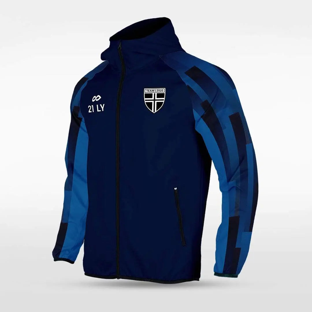 Cikers Sports Jackets Embrace Urban Forest - Customized Men's Sublimated Full-Zip Waterproof