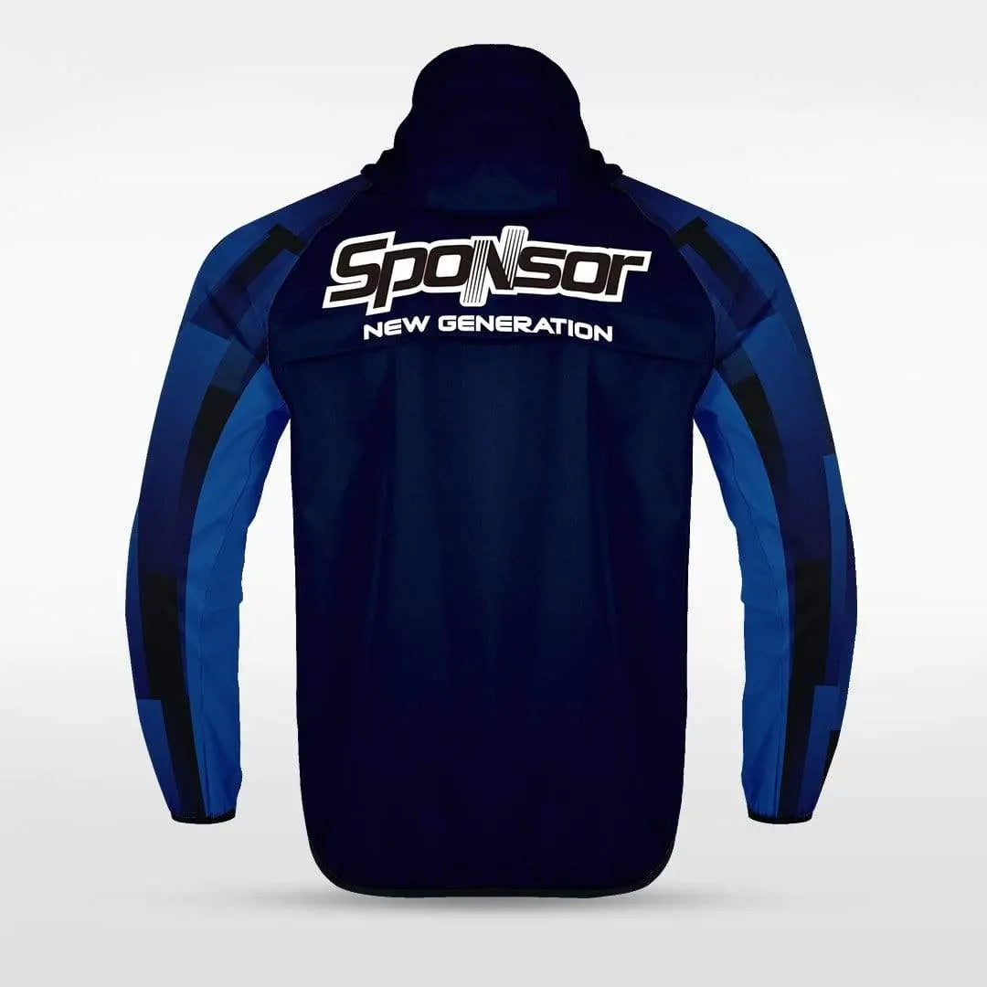 Cikers Sports Jackets Embrace Urban Forest - Customized Men's Sublimated Full-Zip Waterproof