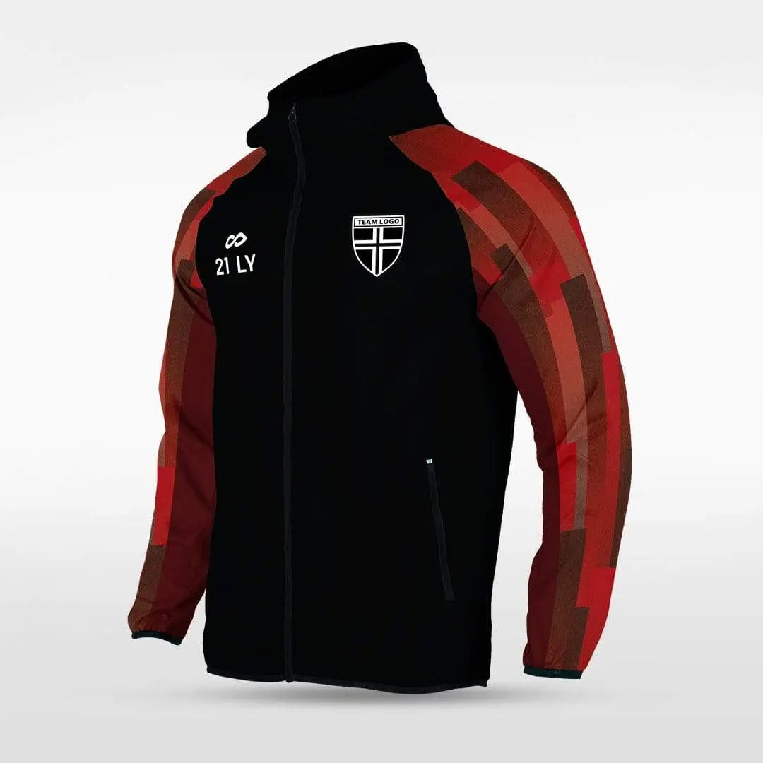 Cikers Sports Jackets Embrace Urban Forest - Customized Men's Sublimated Full-Zip Waterproof