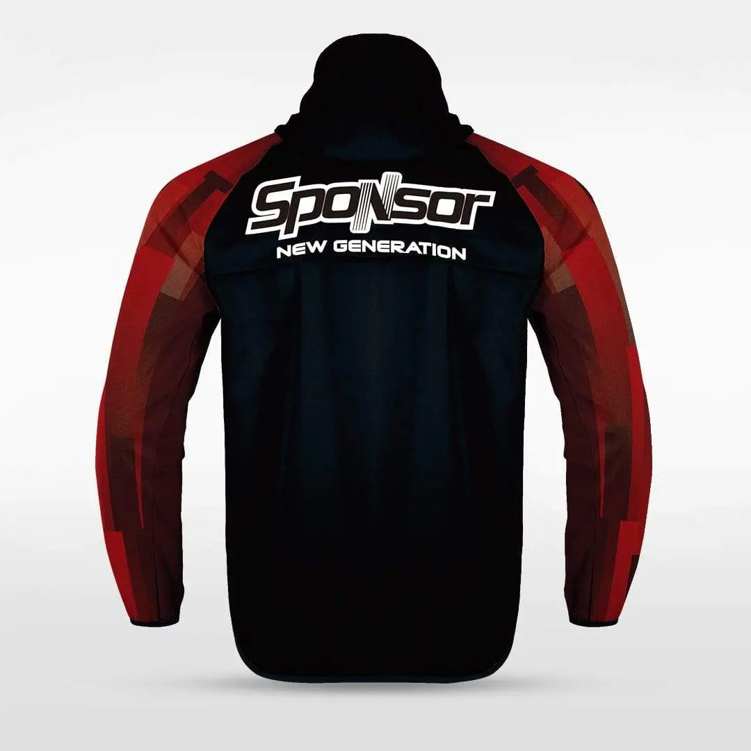 Cikers Sports Jackets Embrace Urban Forest - Customized Men's Sublimated Full-Zip Waterproof