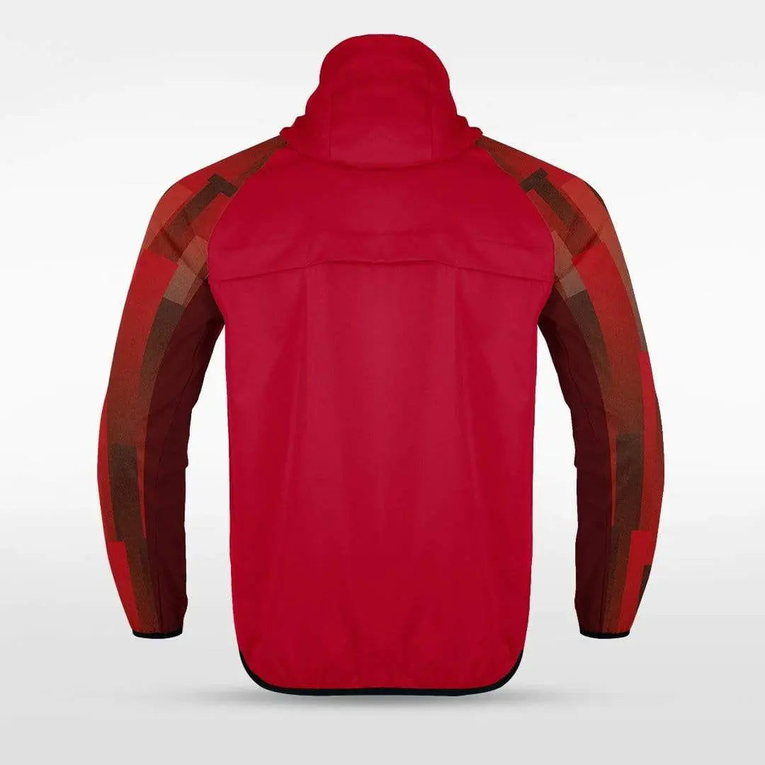 Cikers Sports Jackets Embrace Urban Forest - Customized Men's Sublimated Full-Zip Waterproof