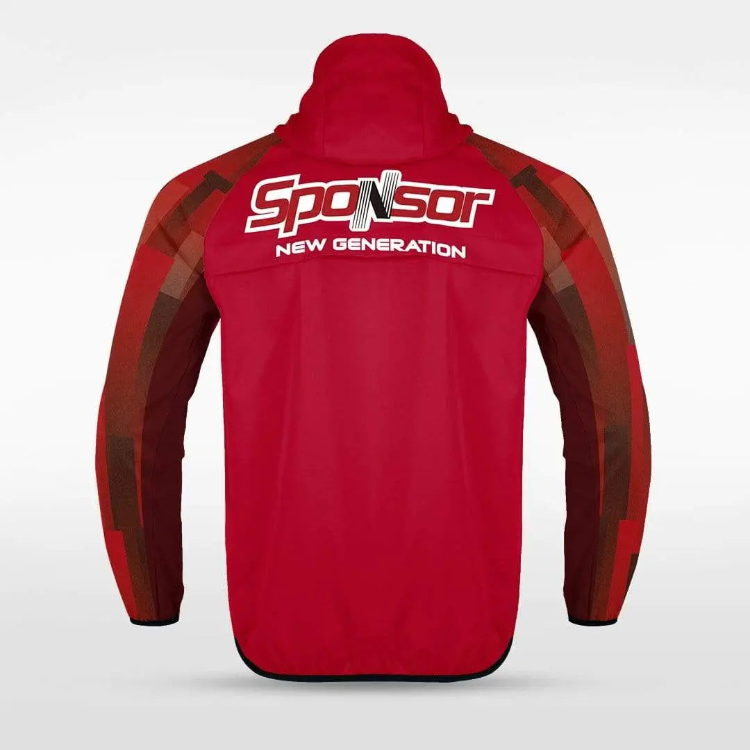 Cikers Sports Jackets Embrace Urban Forest - Customized Men's Sublimated Full-Zip Waterproof