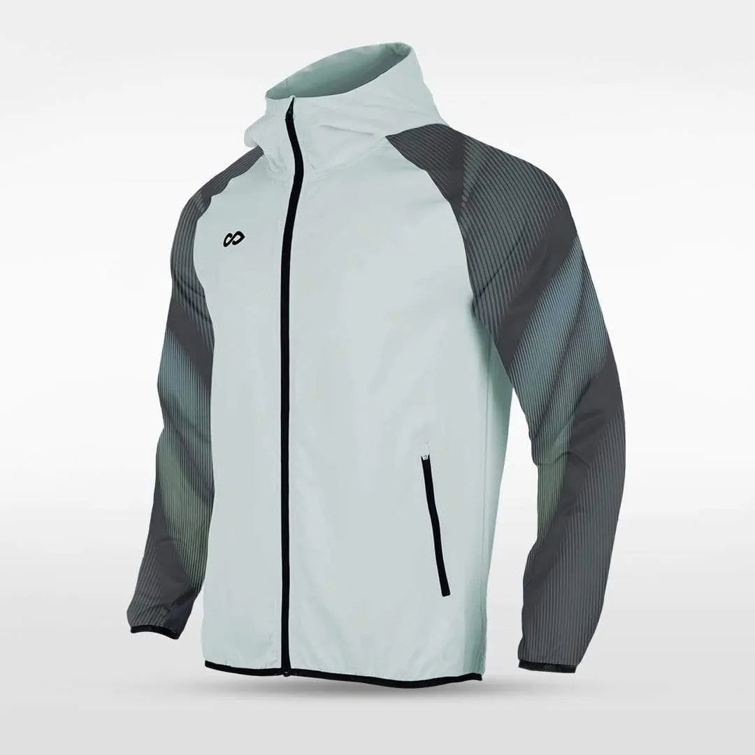 Cikers Sports Jackets Grey / S Embrace Aurora - Customized Men's Sublimated Full-Zip Waterproof