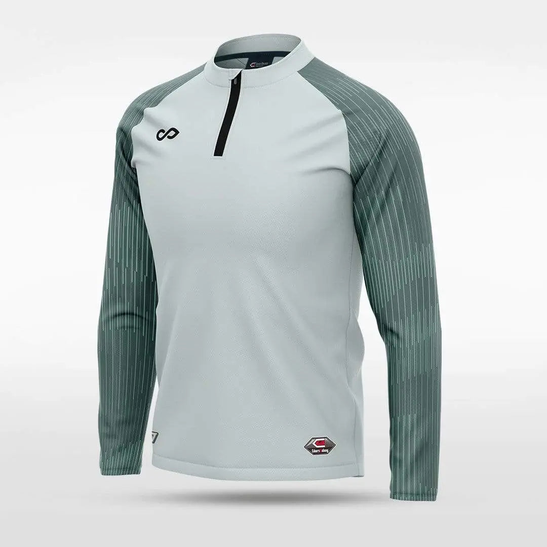 Cikers Sports Jackets Grey / S Embrace Orbit - Customized Men's 1/4 Zip Jacket