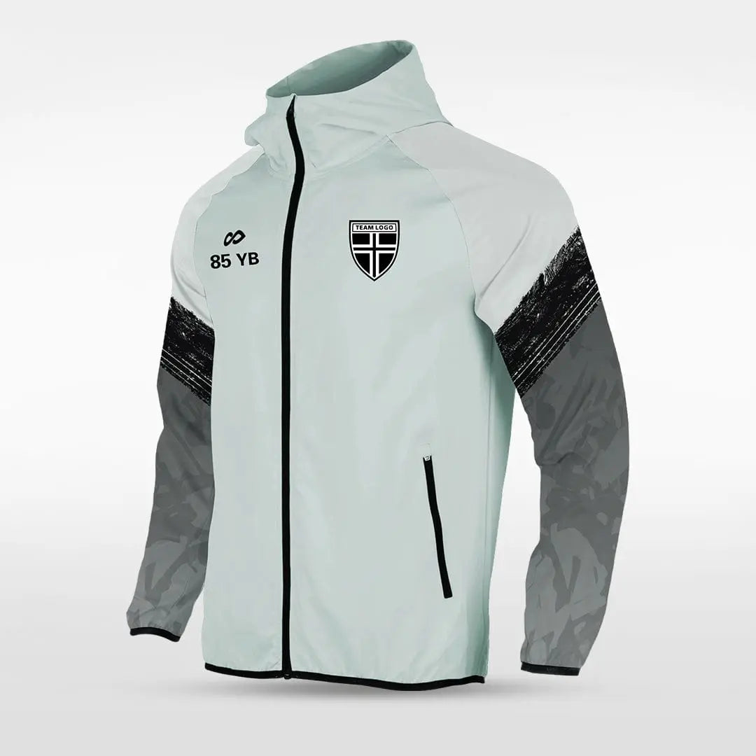 Cikers Sports Jackets Grey / S Embrace Splash - Customized Men's Sublimated Full-Zip Waterproof